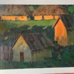 Ukrainian village house