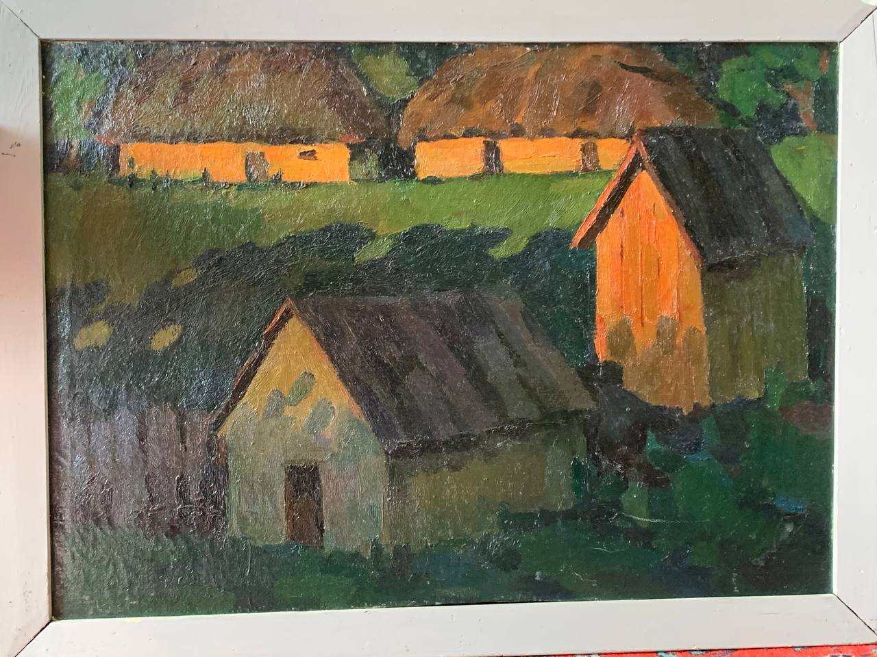 Ukrainian village house